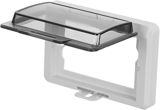 Lockable Push Button Guard Cover for Garage Door Control, ABS