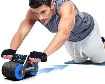 Dravizon Home Gym AB Roller for Abs Workout, Dual Abdominal Exercise Ab Wheel, Core Workout for Men & Women