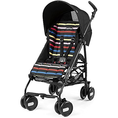 Peg Perego - Silla de paseo ligera Pliko Mini de 5,7 kg, desde los 0 meses hasta los 22 kg, plegable, cierre tipo paraguas, silla de paseo de viaje manejable, sólida y compacta, estructura de aluminio Cover