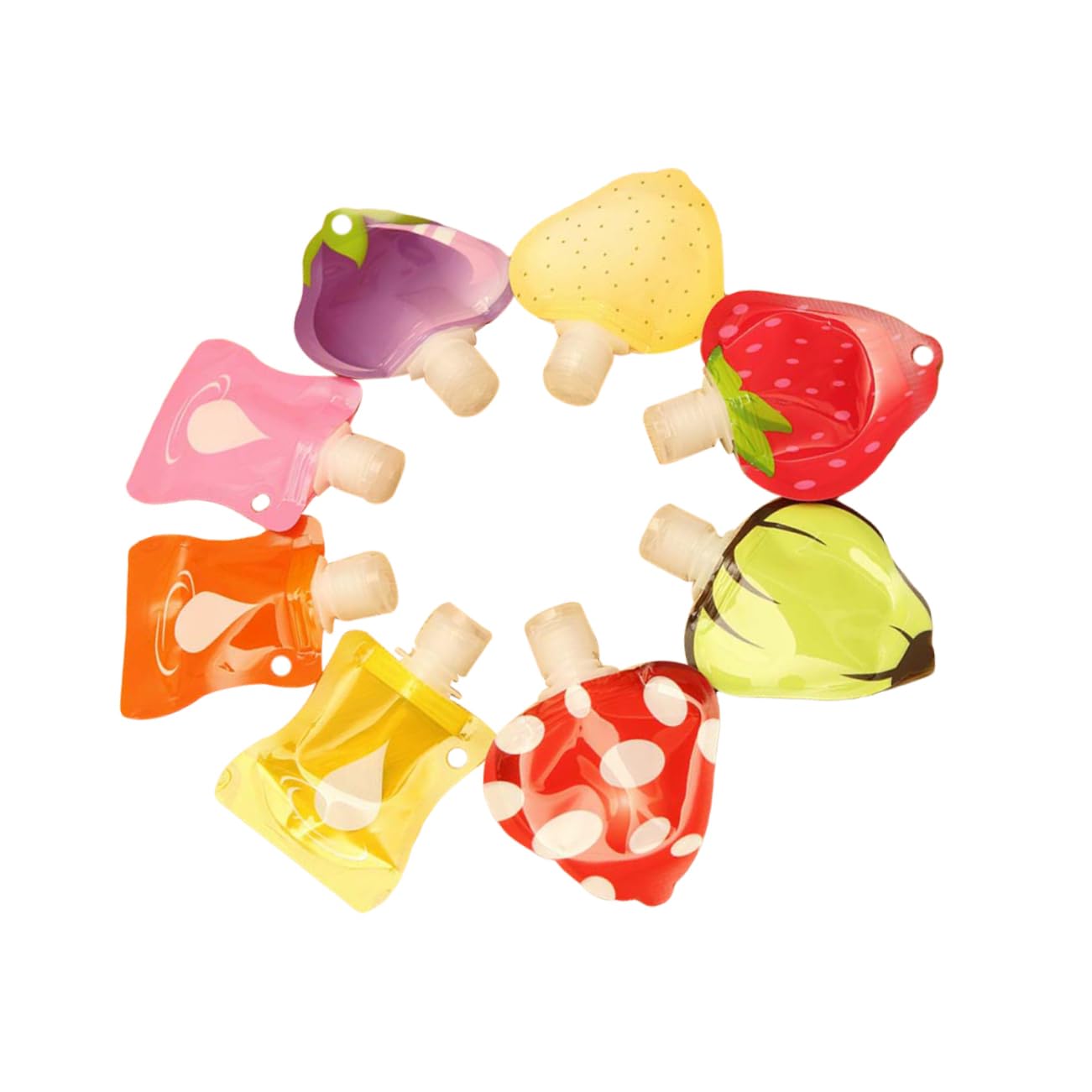 FOMIYES Pz bottiglie di silicone travel size bottles travel bottles bottiglia da toilette da viaggio bottiglia di shampoo da viaggio contenitori bottiglia vuota da viaggio Riempimento