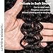 ToyoTress Burmese Curly Crochet Human Hair - 10 Inch 50G Feather Crochet Human Hair Miracle Knots For Black Women Natural Color Invisible Knotless Braiding Hair (10 Inch, 1B-50G)