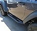 Tyger Auto Star Armor Compatible with 2018-2024 Jeep Wrangler JL 2-Door (Exclude JK) | TG-JA2J2289B | Side Step Rails Nerf Bars Running Boards
