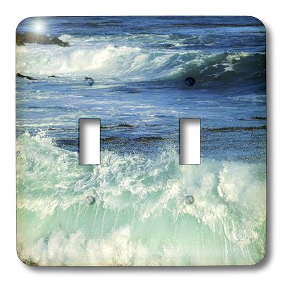Interrupteur à baïonnette Pacific Ocean Waves 3dRose finition premium