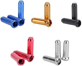 180個 自転車用 シフター ブレーキ ケーブル チップ キャップ エンド クリンプ ロードバイクとマウンテンバイク用