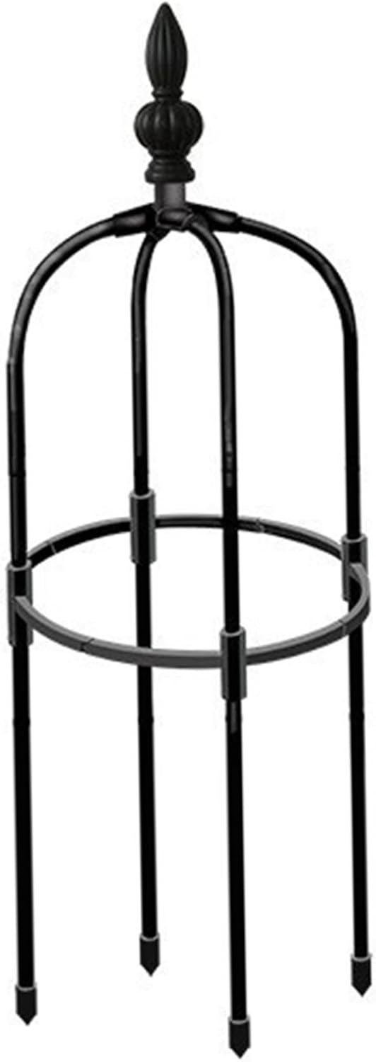 Garden Trellis, Garden Obelisk Trellis 3ft Tall Round Rustproof Garden Trellis DIY Plant Climbing Easy to Assemble Plant Trellis for Pots Indoor Garden Climbing Plants