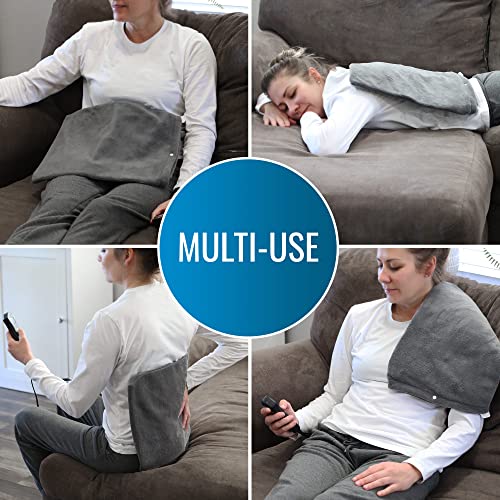 Image of DMI Digital Ultra Soft Heating Pad with Fully Customizable Heat Setting and Moist Heat Insert, Programmable Timer, FSA & HSA Eligible