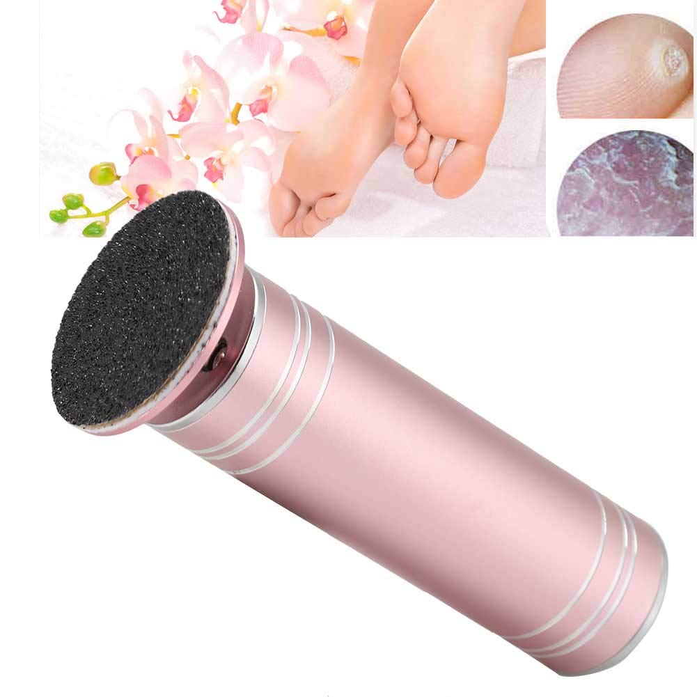 Lima electrónica para pies, removedor de callos eléctrico ajustable de velocidades, automático para agrietado, Pink European standard, 110~240V