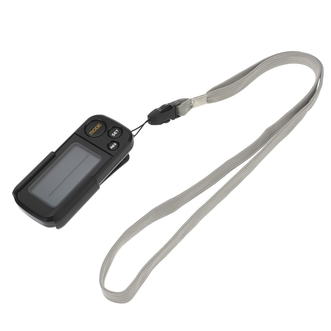 Happyyami Podómetro Digital Clip, Pantalla LCD Grande y Seguimiento de Distancia y Calorías, Adecuado para Correr y Fitness, 30 Días de Memoria