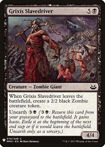 Magic: The Gathering - Grixis Slavedriver - Mystery Booster - Modern Masters 2017