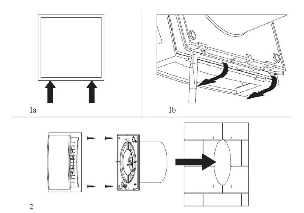 Europlast badkamerventilator 100 mm zilver met timer en vochtsensor - EE100HTS kopen