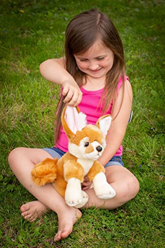 Wildlife Tree 12 Inch Stuffed Fennec Fox Plush Floppy Animal Kingdom Collection #TOP6