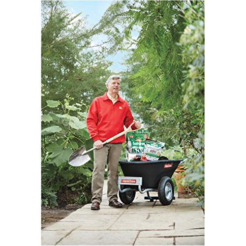 7 Cu. Ft. Poly Tray Wheelbarrow, With Dual Wheels #TOP5