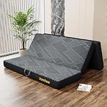 Vamcheer – Vamcheer Gelschaumstoff Klappmatratze Grau 140x195x15cm