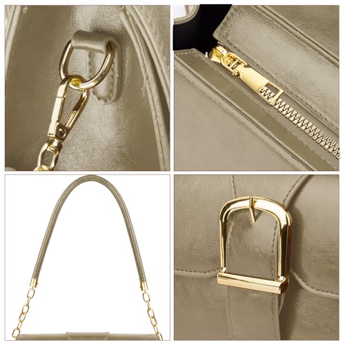 Image of Shoulder Bag for Women, Vegan Leather Classic Crossbody Purses Handbags, Trendy Hobo Bag Tote Purses for Women