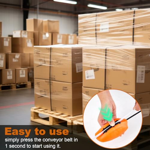 Image of MorningRo 1 Pack 74'' Flexible Pallet Strap Feeder for 1 /2-3 /4 Inch Polyethylene Strapping Stick Guide Strapping Through Pallets Straps Feeder Professional Pallet Threading Tool
