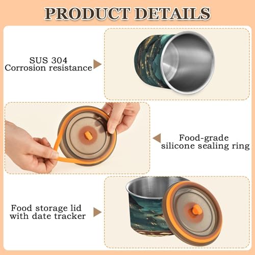 Contenedor de Café Halloween 900ml Acero Inoxidable miniatura 4