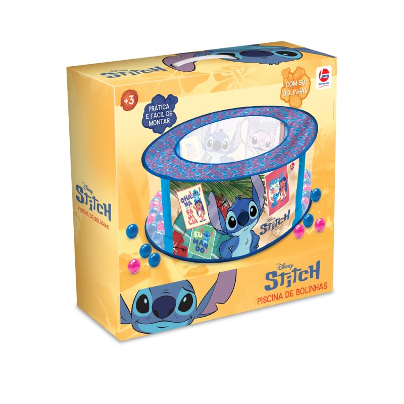 Piscina De Bolinha, Stitch - Lider Brinquedos