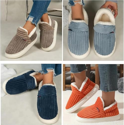 Pluffi Slipper Booties, 2025 New The Cozy Stylish Slipper,Pluffi Comfy Slippers,Warm Plush Lining Slippers for Women and Men2