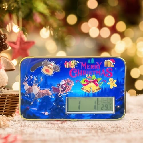 Reloj de Navidad digital para el control de temperatura y rutinas en el dormitorio 4
