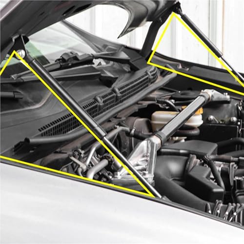 Vérins à gaz de capot avant avec levage assisté fluide - 5