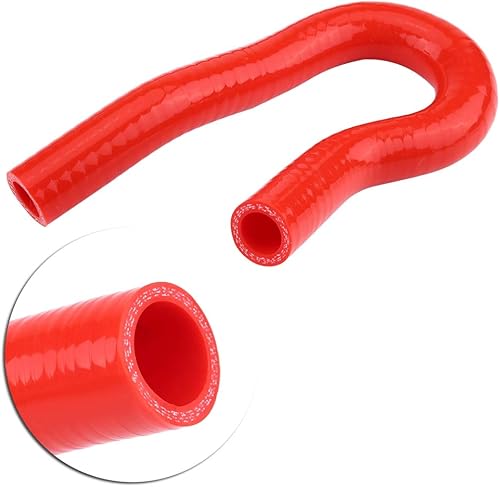 Miniatura 5 de Kit de manguera de radiador automático de silicona, mangueras de radiador de coche de tubo de refrigerante para D15 D16 SOHC EGEK 1992-2000 (rojo)