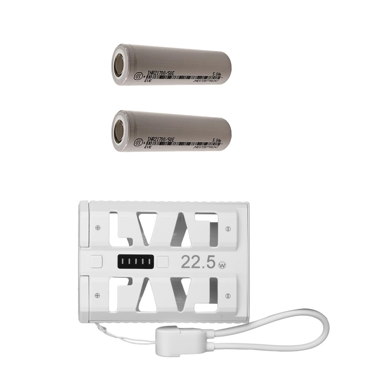 Carga rápida compacta de 22,5W con baterías dobles extraíbles de 5000 mAh ERRORY 7