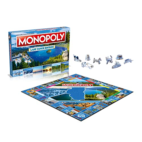 Monopoly Lake Tahoe Edition juego de mesa familiar miniatura 3