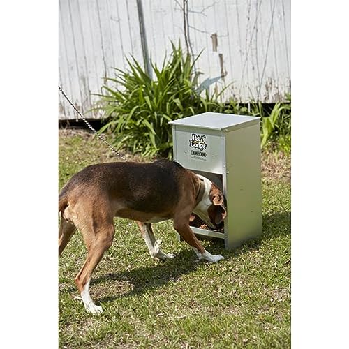 Little Giant CH25 Pet Lodge® Chow Hound Pet Feeder | Galvanized Gravity Feeder For Dogs thumb #4
