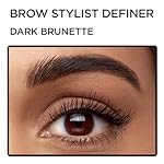 L'Oreal Paris Makeup Brow Stylist Definer Waterproof Eyebrow Pencil, Ultra-Fine Mechanical Pencil, Draws Tiny Brow Hairs and Fills in Sparse Areas and Gaps, Dark Brunette, 0.003 Ounce (Pack of 1) - Image 4