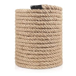 Hemp Rope 1/2 inch 50FT Jute Twine ...