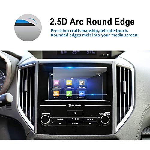 Lfotpp Car Navigation Screen Protector For 2018 Crosstrek Impreza Starlink 6.5 Inch, Tempered Glass 9H Hardness Car Infotainment Stereo Display Center Touchscreen Protective Film #TOP4