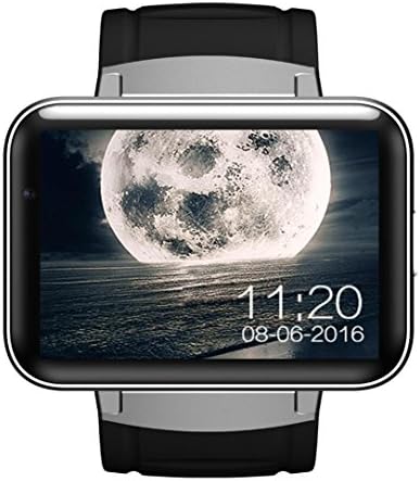 Android Smartwatches, 3G Bluetooth Smart Watch DM98 2.2" Screen Dual Core Android 4.4 OS Smartwatch with Camera WiFi GPS SIM for Android iOS Smartphone Wearable Tracker (Silver)