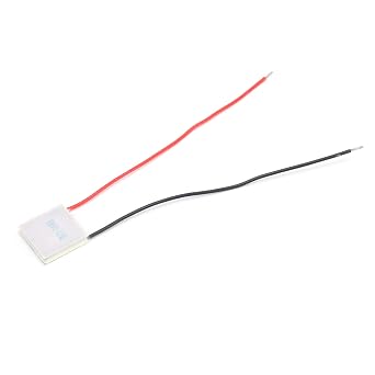 Zyyini Bindpo Thermoelectric Cooler Module, TEC1-04901 25x25mm Thermoelectric Cooler 5V1A Temperature Difference Semiconductor Refrigeration Tablets Cooling Peltier Plate Module