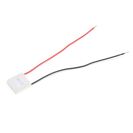 Zyyini Bindpo Thermoelectric Cooler Module, TEC1-04901 25x25mm Thermoelectric Cooler 5V1A Temperature Difference Semiconductor Refrigeration Tablets Cooling Peltier Plate Module
