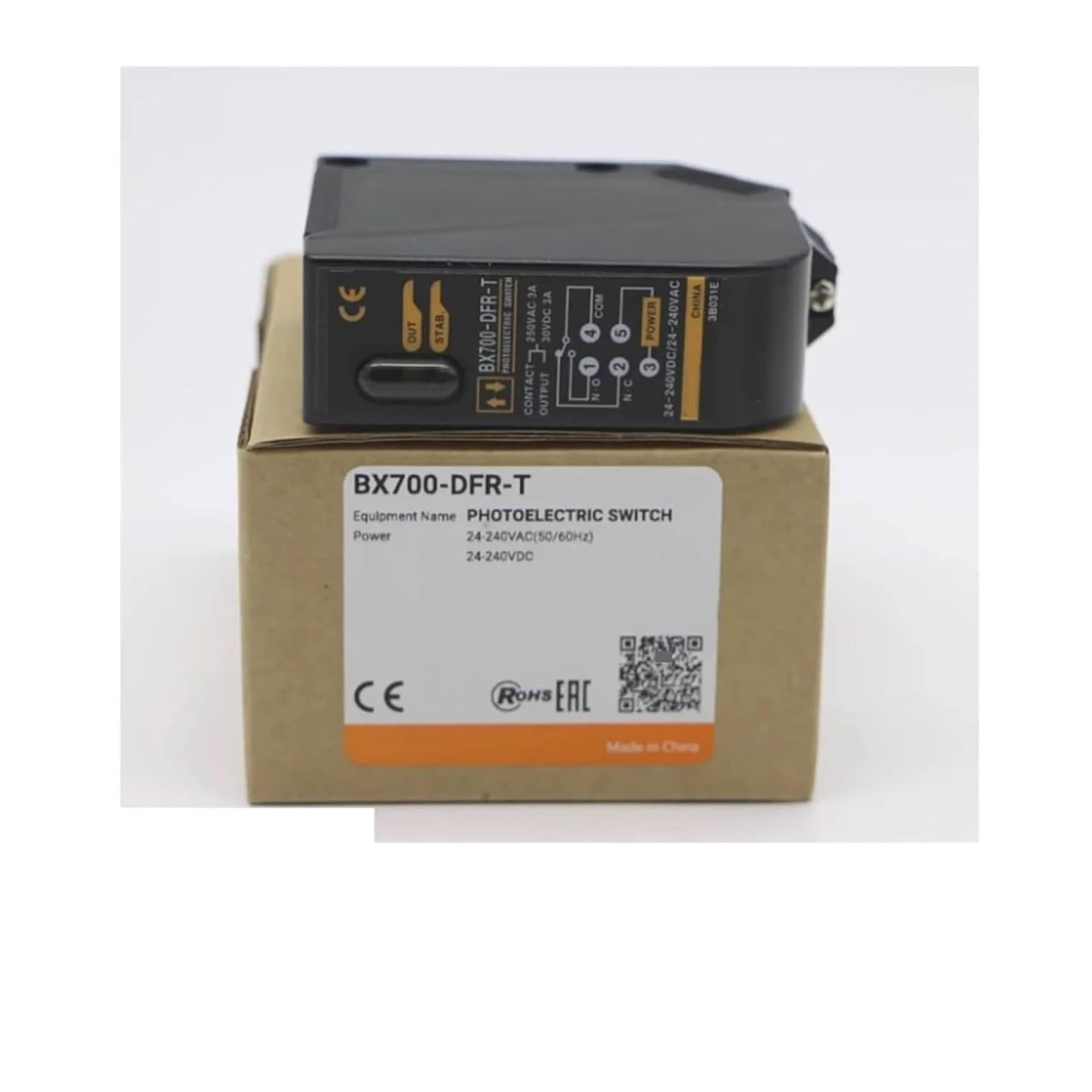 Commutateur photoélectrique BX700-DFR-T capteur optique de sécurité moteur