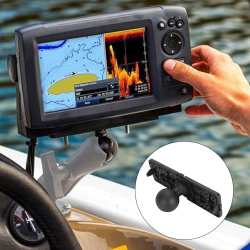 38mm / 1.5 Polegada Bola Composto Universal Marinho Eletrônico Peixe Finder Placa de Montagem para G