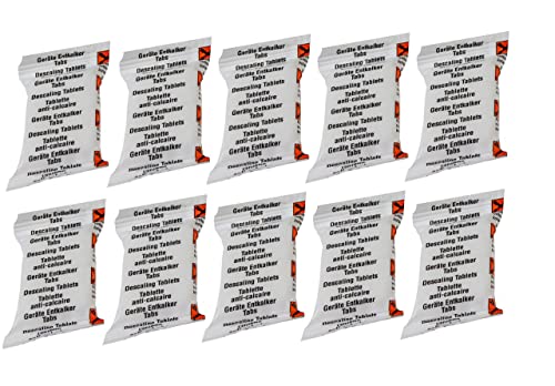 FrothClean® Descaling Descaler Tablets Compatible with Tassimo Bosch T-Disk T-Disk Coffee Machines x 10