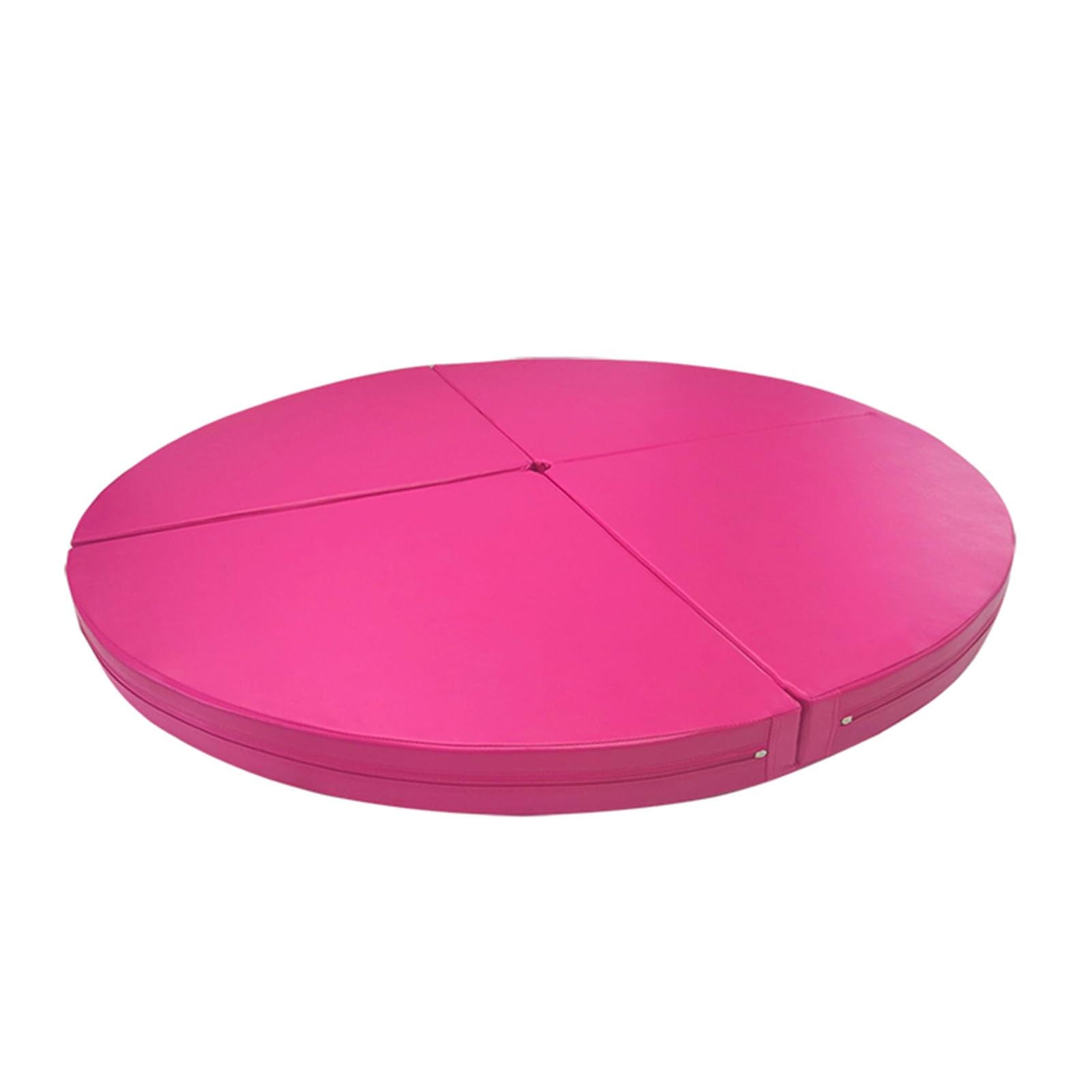 Tapis de sécurité pour pole dance pliable en cuir rose rouge pour studio de danse et yoga
