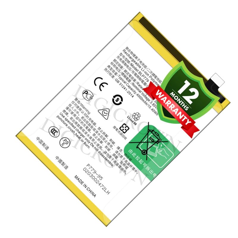 Image of Original BLP779 Battery Compatible for Oppo A92s | A93 4G | Reno 4 Lite | Reno 4Z 5G - (4000mAh) - 1 Year Warranty DF7