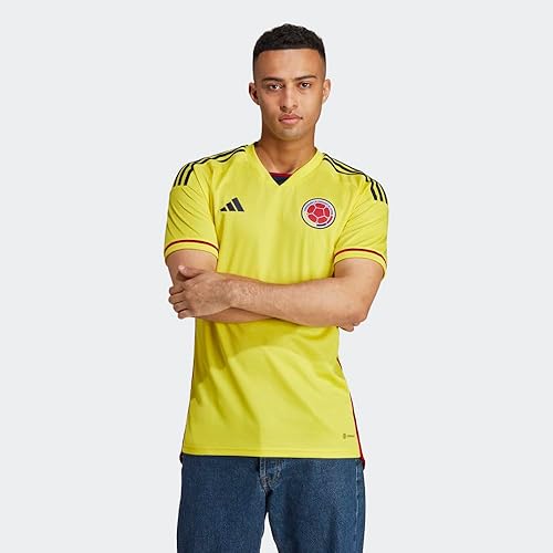 Miniatura 2 de adidas Camiseta de fútbol masculina Colombia 2022 (mediana), Amarillo