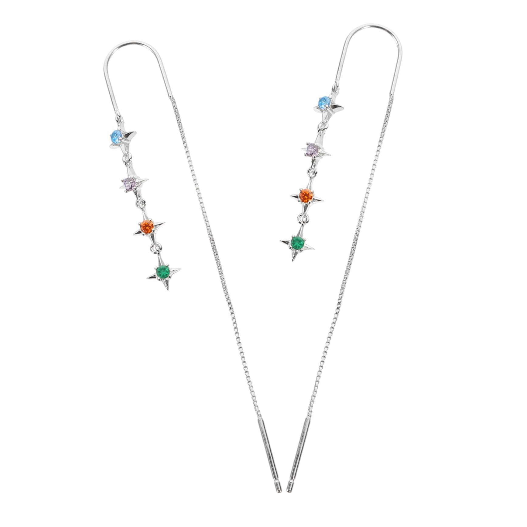 Accessoires d'oreille élégants avec glands en zircon pour vos soirées