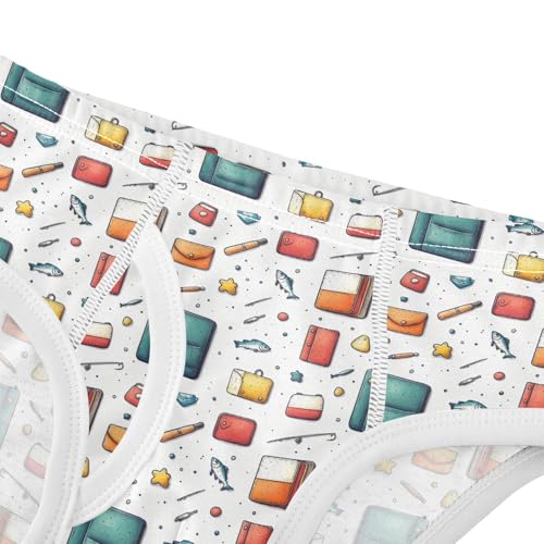 Yuiboo Toddler Underwear Boy Soft Cotton Breathable Underwear for Kid A Father's Day in Sizes 2T4