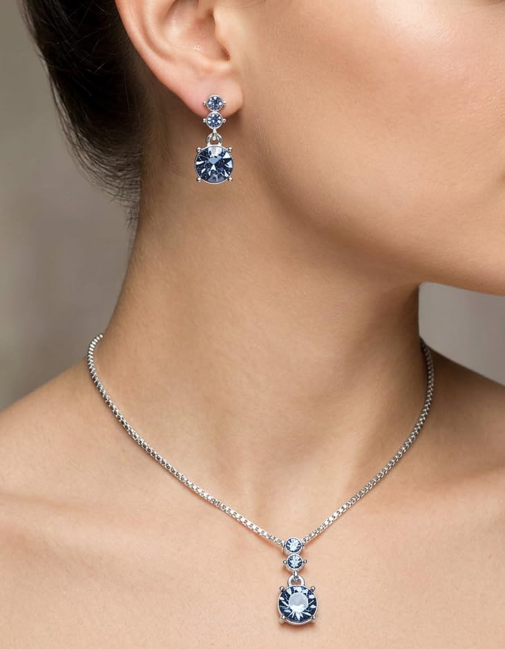 Nine West Women's Necklace and Earring Jewelry Set, Coordinated Fashion Accessories for Everyday, Office, and Evening Wear - Image 3