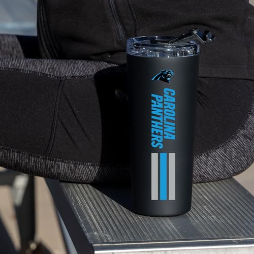 Image of Rico Industries NFL Football 24oz Stainless Steel Tumbler with Lid and Dual Functioning Lid