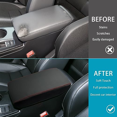 LOCOY Armrest Cover for Honda Civic Accessories 2022 2023 2024 2025 2026 by LOCOY - Used condition - Image 2
