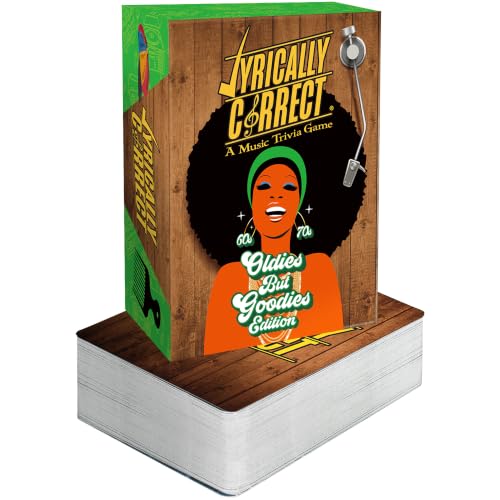 Lyrically Correct 60s & 70s Oldies But Goodies Music Trivia Card Game