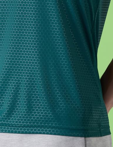 Image of Amazon Brand - Symbol Men's Active /Sports Tonal Printed T-Shirt | Round Neck | Regular Fit (Available in Plus Sizes)