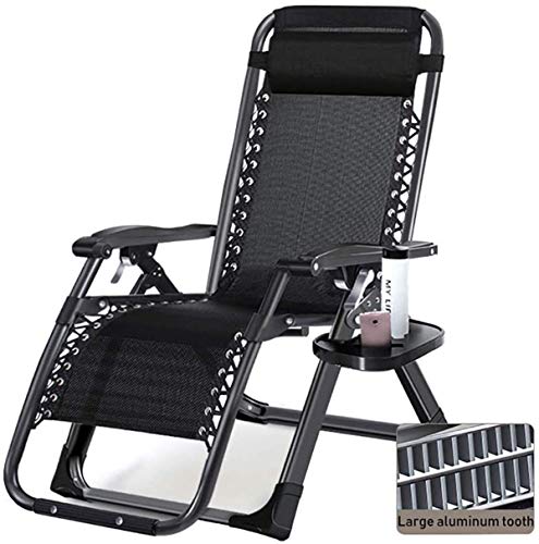 HUIBBGO Sillones clásicos, tumbonas/sillas reclinables de Gravedad Cero para jardín, tumbonas Plegables para el hogar con Cojines, sillas reclinables para Patio.