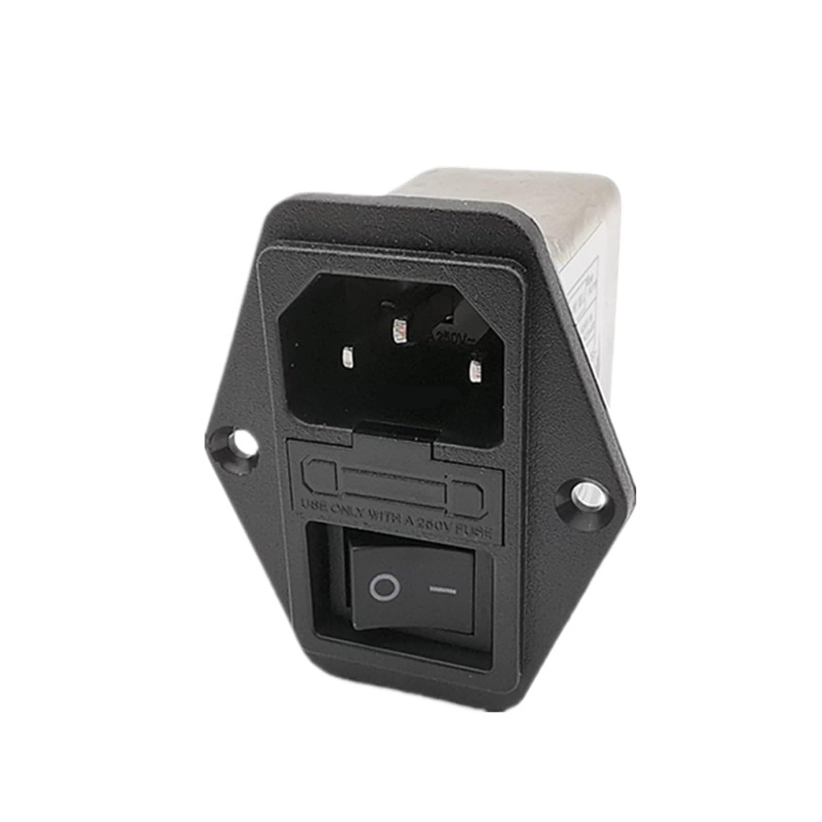 JJHQOKYNA CW2B-6A/10A-T small switch with fuse socket power filter single phase 220V(CW2B-06A-T 6A)