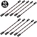 Produktbild Reastar 10 Stück Servokabel 10 x 500mm 3-polig Stecker auf Buchse Remote Control RC Servo-Verlängerungskabel für RC Auto Flugzeug